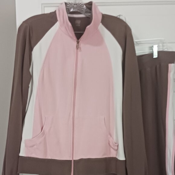Womans Brown 2 Piece Jogging outfit by SB Active - Picture 1 of 7